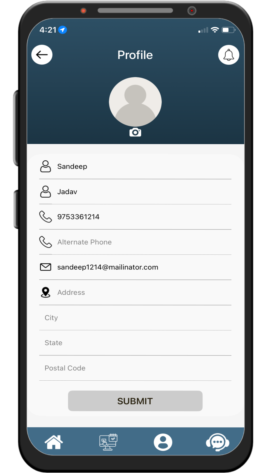 Manage Profile